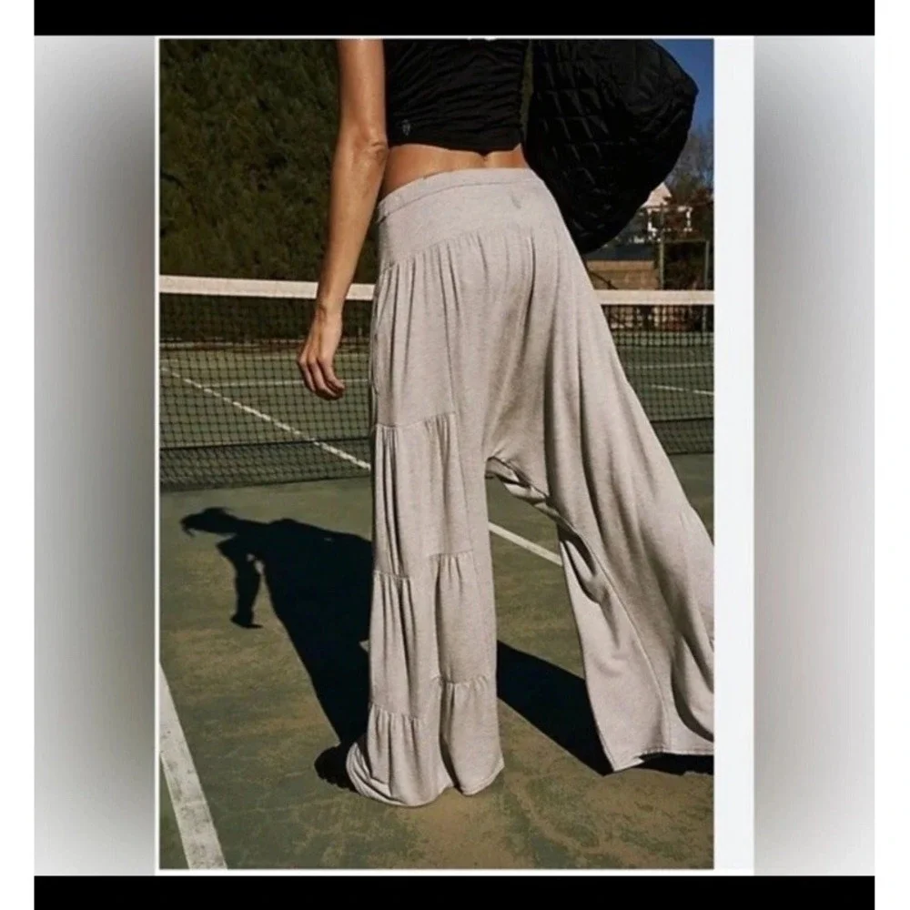 Free People Stay Low Harem Pants Womens XS Gray Baggy